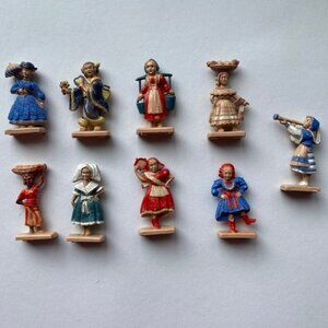 Vintage 1950s The Dolls of Our World Lot Commonwealth Plastics Miniature Figures